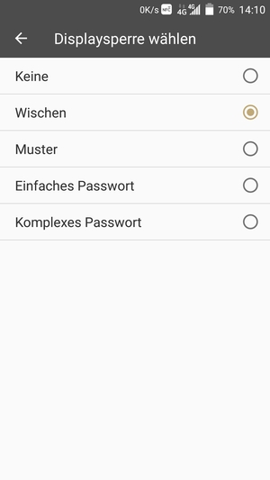 Wählen Sie Muster