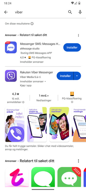 Velg app