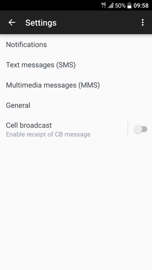 Select Text messages (SMS)