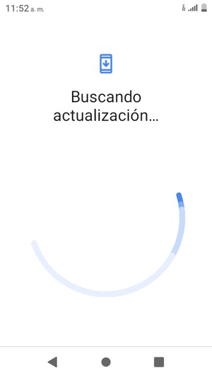 Espere a que la búsqueda termine