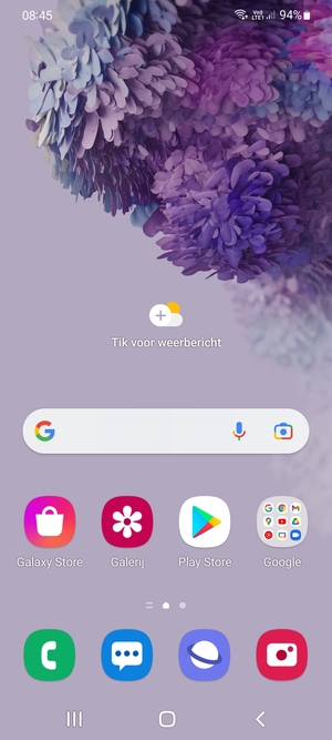 Selecteer Google
