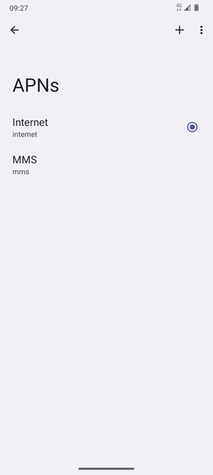 Select the Menu button