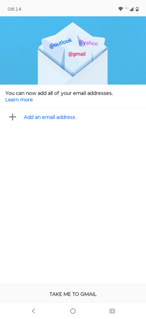 Select Add an email address