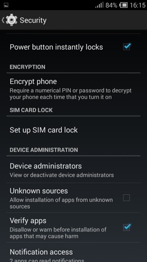 To change the PIN for the SIM card, return to the Security menu and select Set up SIM card lock