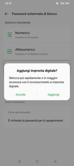 Seleziona la tua opzione preferita