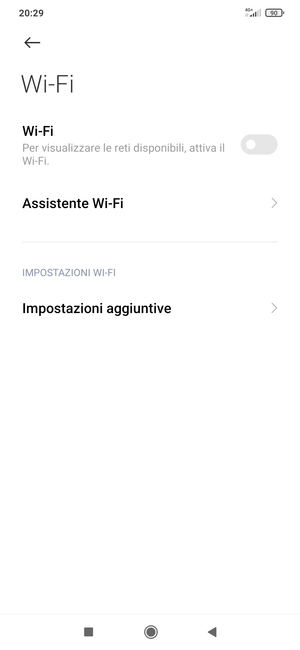 Attiva Wi-Fi
