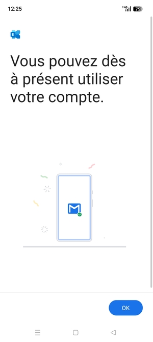 Sélectionnez OK
