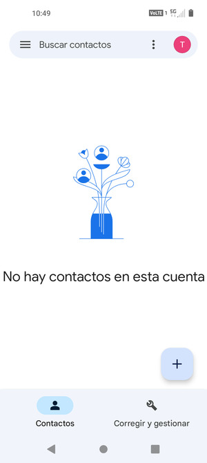 Seleccione Corregir y gestionar