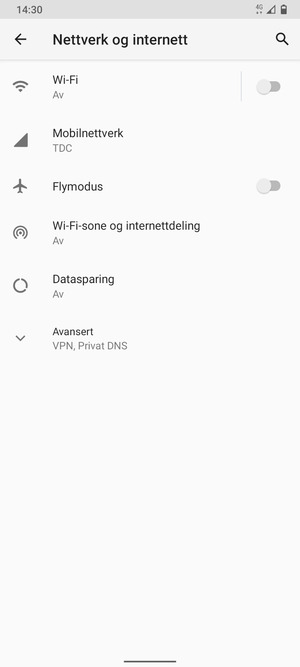 Velg Mobilnettverk
