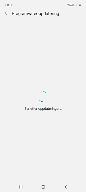 Vent til søket er ferdig