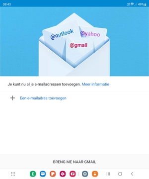 Selecteer Een e-mailadres toevoegen