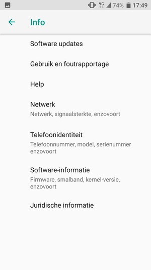 Selecteer Software updates