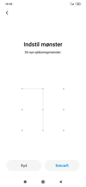 Vælg Bekræft