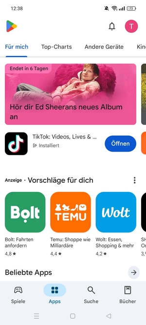 Wählen Sie Suche