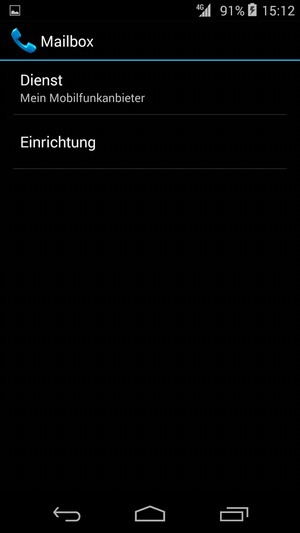 Wählen Sie Dienst
