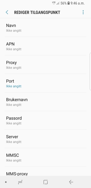 Skriv inn MMS-informasjon