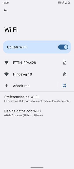 Seleccione la red inalámbrica a la que desea conectarse