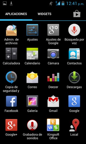 Seleccione Ajustes