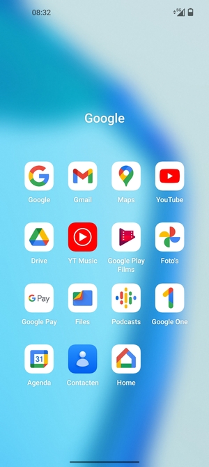 Selecteer Gmail