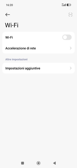 Attiva Wi-Fi