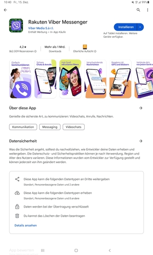 Wählen Sie Installieren