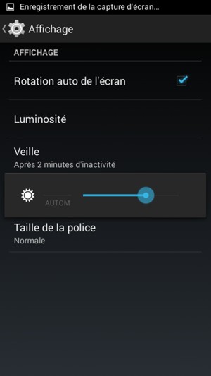 Sélectionnez AUTOM