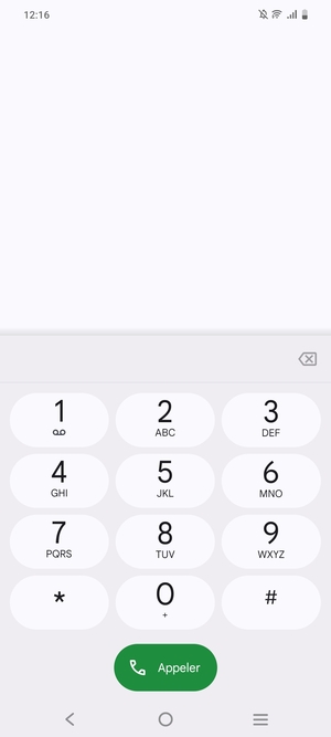 Appuyez longuement sur le numéro 1