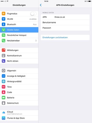 Wählen Sie Einstellungen zurücksetzen