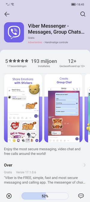 Wacht tot het installatieproces beëindigd is