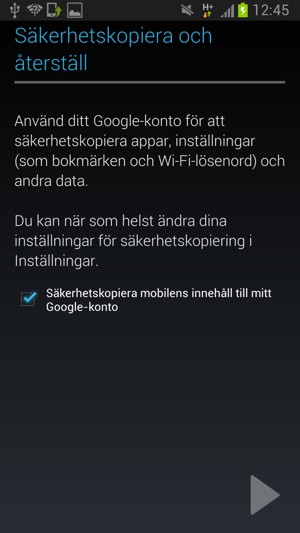 Välj Nästa