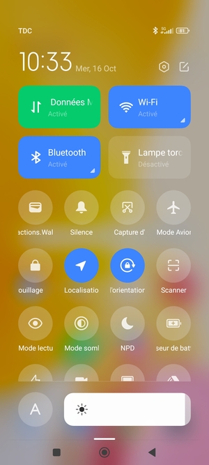 Désactiver le Wi-Fi et le Bluetooth