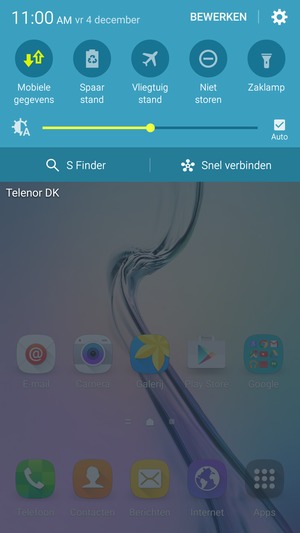 Om Extra energiebesparende stand in te schakelen, selecteer Instellingen