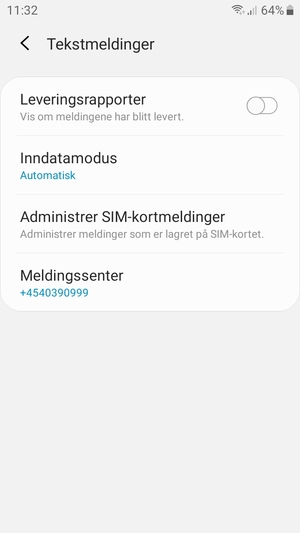 Velg Meldingssenter