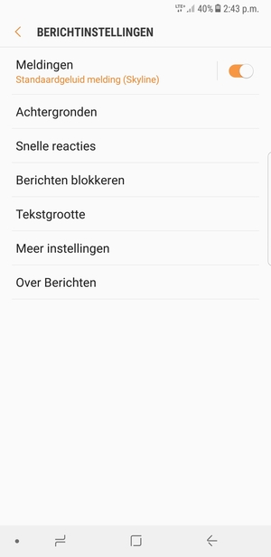 Selecteer Meer instellingen