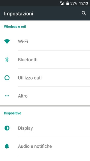Seleziona Altro