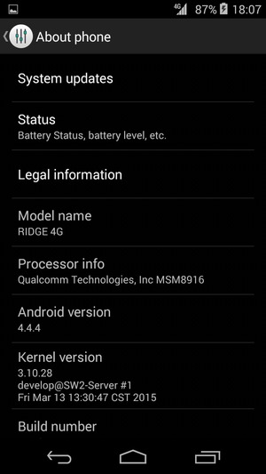 Select System updates