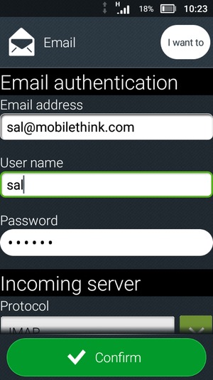 Enter User name