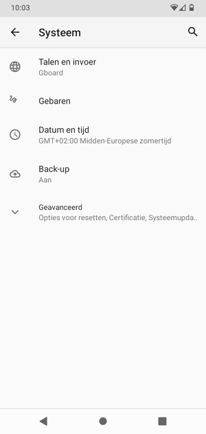 Selecteer Geavanceerd