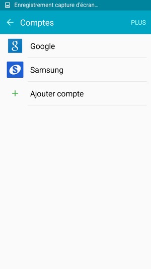 Sélectionnez Google