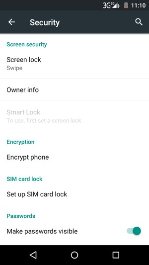Select Set up SIM card lock