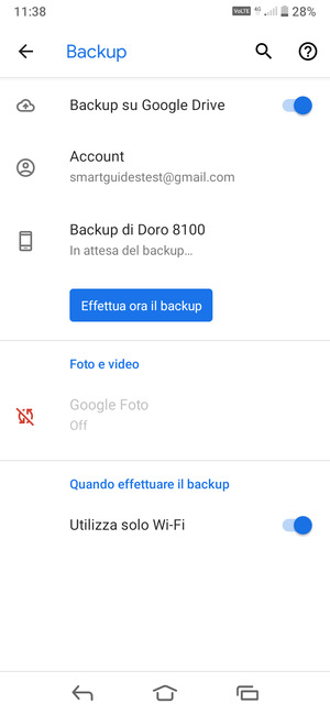 Seleziona Account