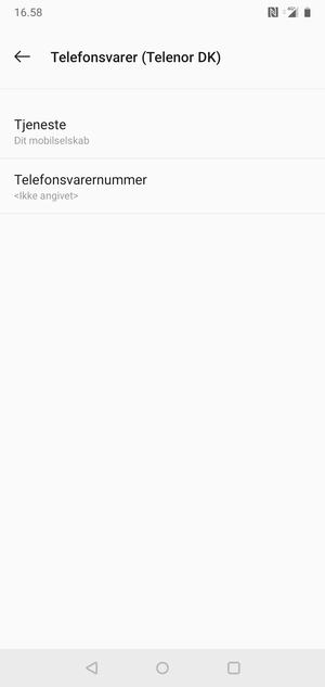 Vælg Telefonsvarernummer