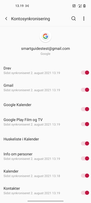 Vælg Menu-knappen