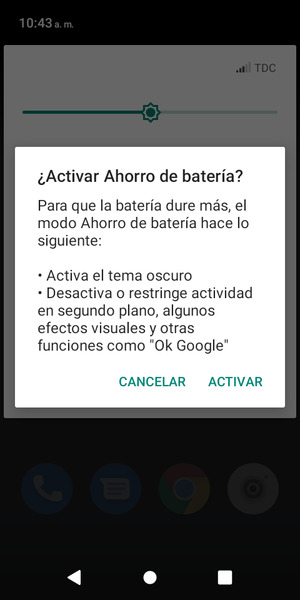 Seleccione ACTIVAR