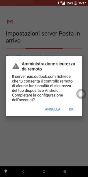 Seleziona OK