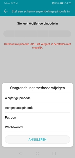 Selecteer Patroon