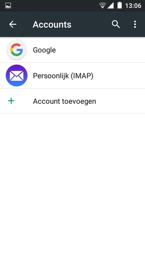 Selecteer Google