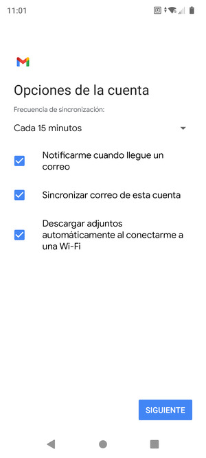 Seleccione SIGUIENTE
