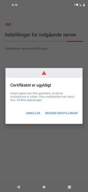 Vælg REDIGER INDSTILLINGER