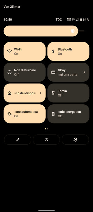 Disattiva Wi-Fi e Bluetooth
